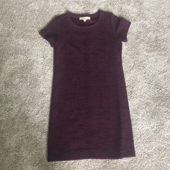 LOFT knit spacedye shift dress - Picture 2 of 5